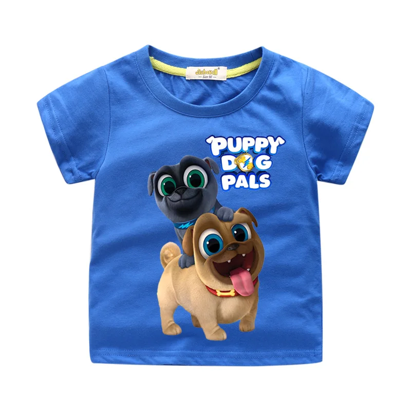 

Children 3D Cartoon Puppy Dog Pals Print Clothes For Kids Funny T-shirt Boy Short Sleeve Tee Tops Clothing Baby Tshirt WJ066