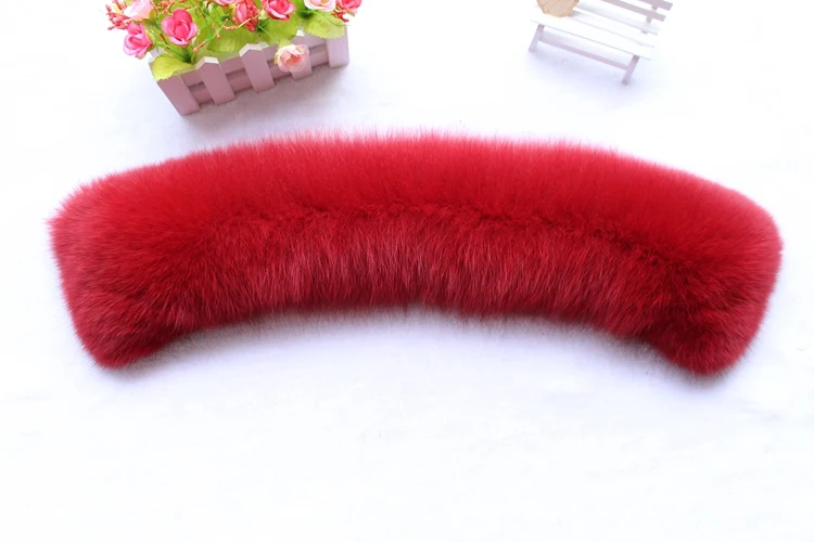 natural fox fur collar scarf (13)