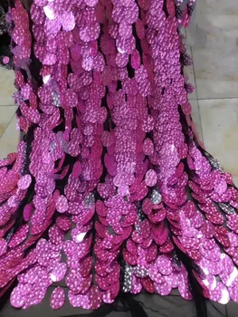 

super Quality Jolin-668-86 sequins embroidery Tulle Lace Fabric top selling French Lace Fabric