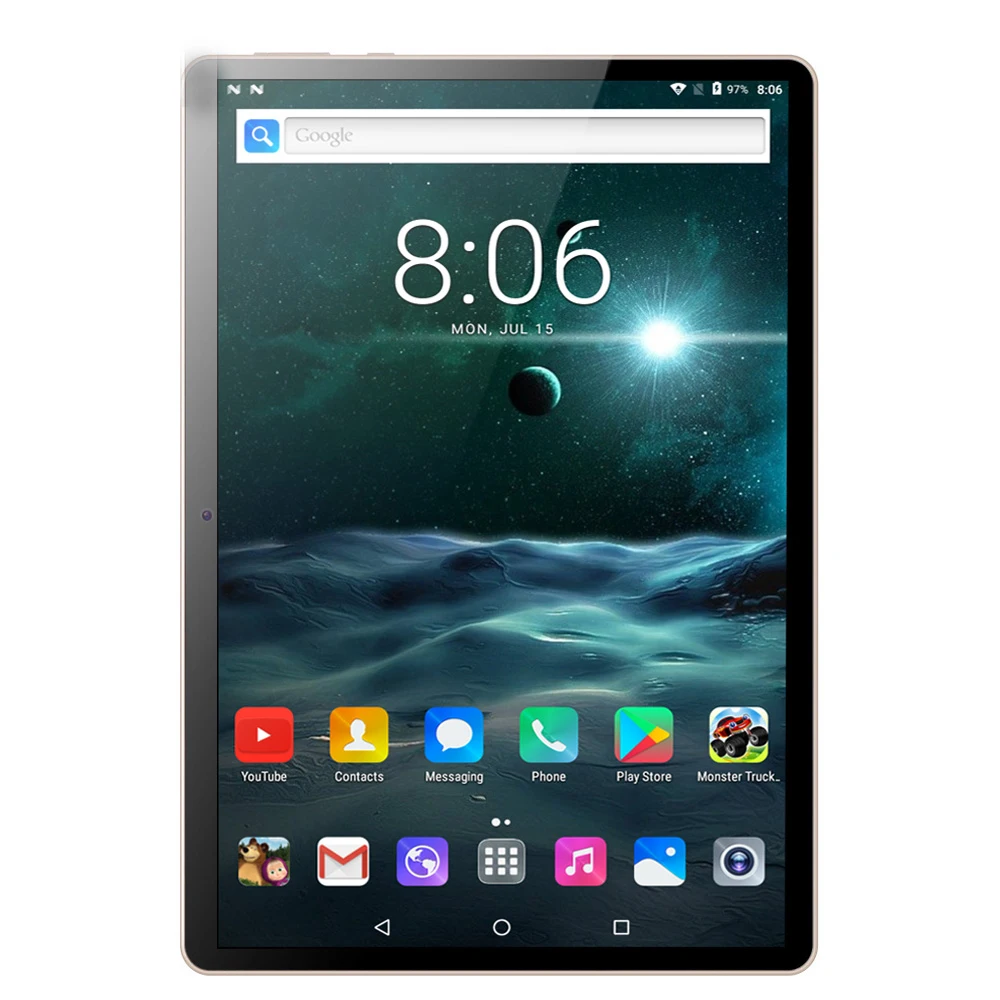 10.1-inch Tablet Android 7.0 3G/4G Phone Call Dual SIM Card Octa Core 4GB/64GB Wi-Fi Bluetooth GPS