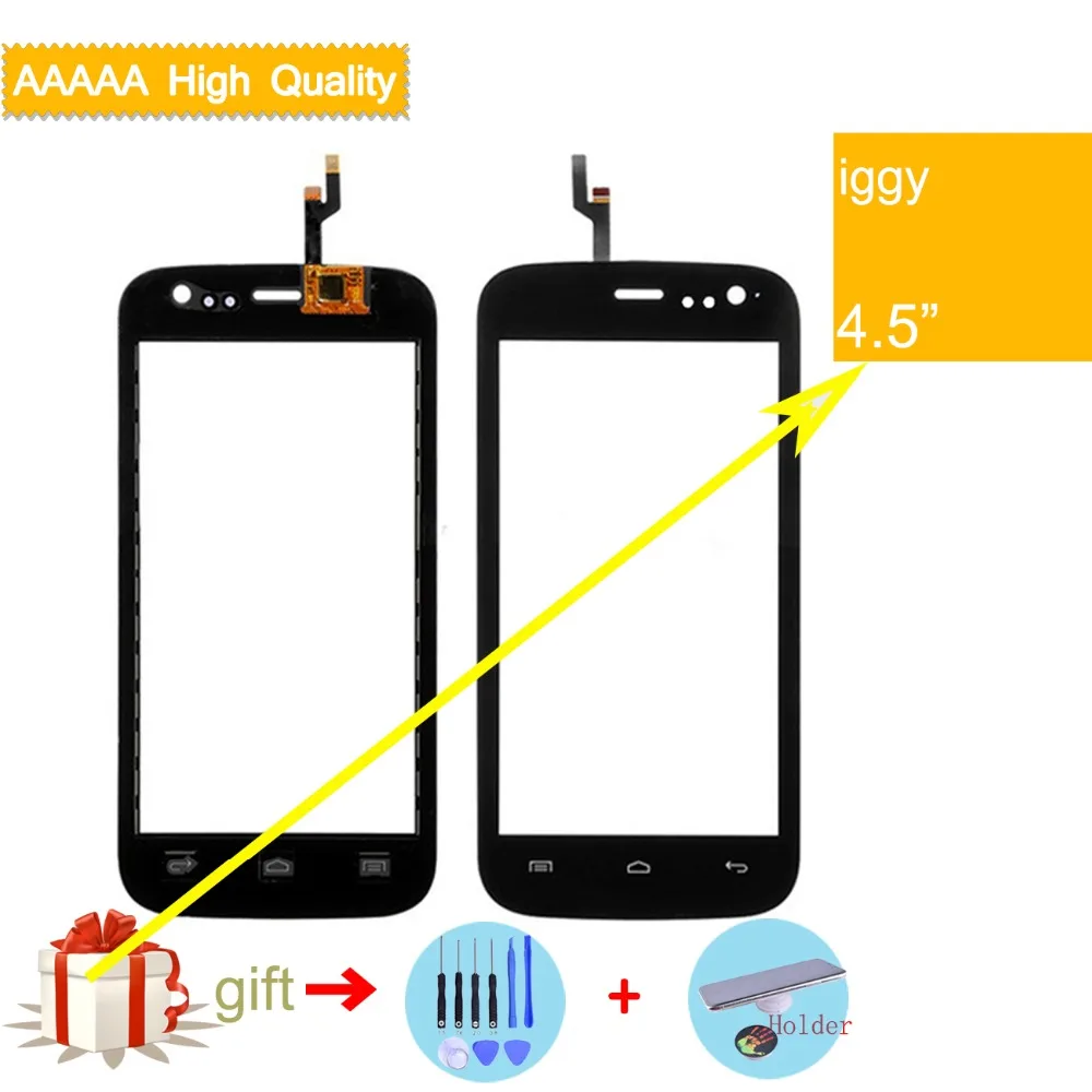 Touchscreen For Wiko IGGY iggy Touch Panel Screen Digitizer glass Sensor Phone Touches Front Outer | Мобильные телефоны и
