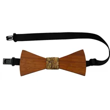 Модные оригинальные деревянные Элегантные галстуки-бабочки для жениха ручной работы бабочки Свадебные вечерние галстуки-бабочки деревянный уникальный галстук