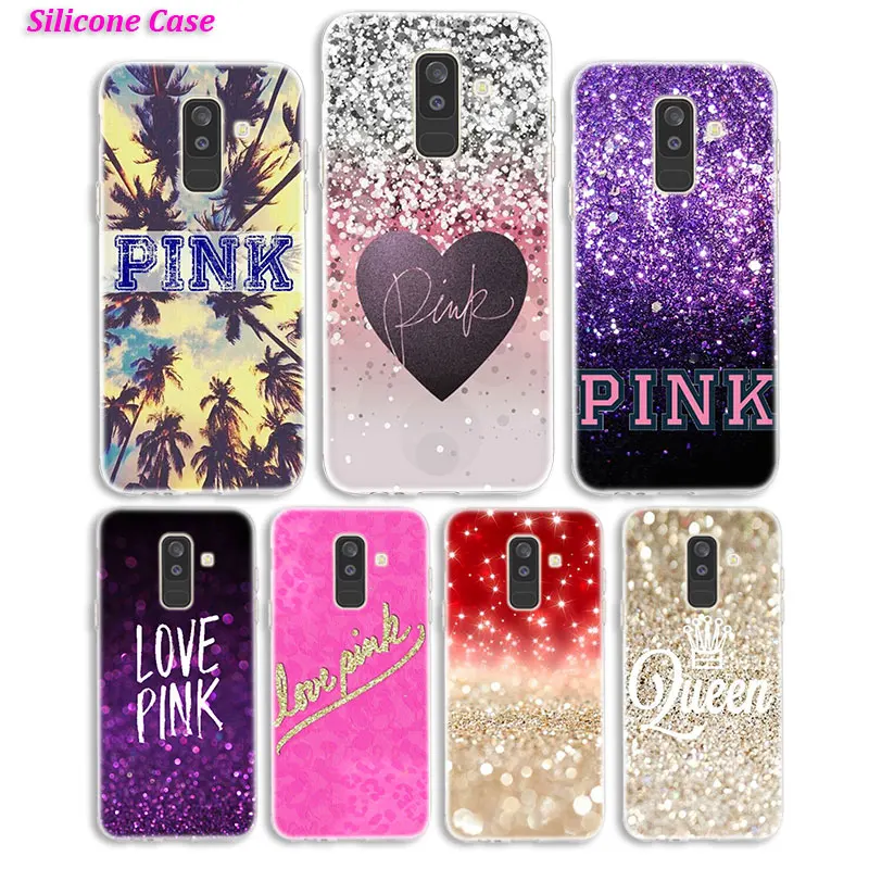 

Silicone Phone Case My Pink Love Fashion for Samsung Galaxy A8S A6S A9 A8 Star A7 A6 A5 A3 Plus 2018 2017 2016 Cover