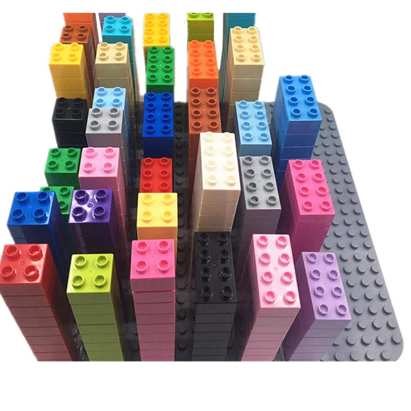 

Building Blocks Parts Enlighten Creative bricks Accessory Compatible Legoingly Duploe Baby Toys for Children