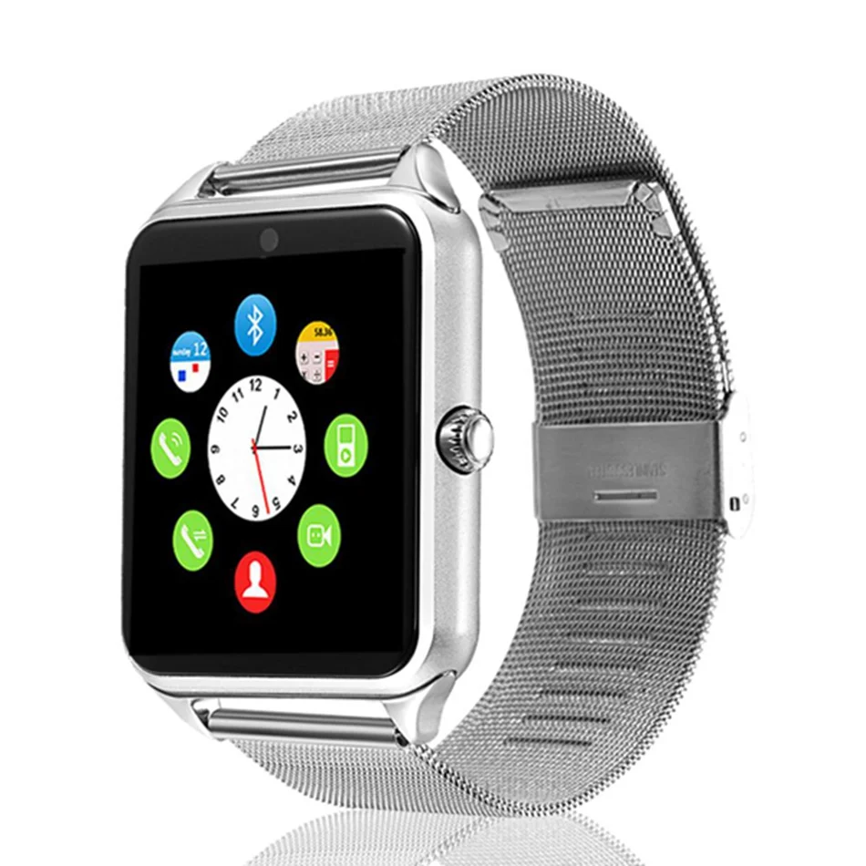 

Multi-language Bakeey Z60 Smartwatch for Men Lady Sedentary Remind TF Card GSM bluetooth Smart Watch Beacelet Band support Dial