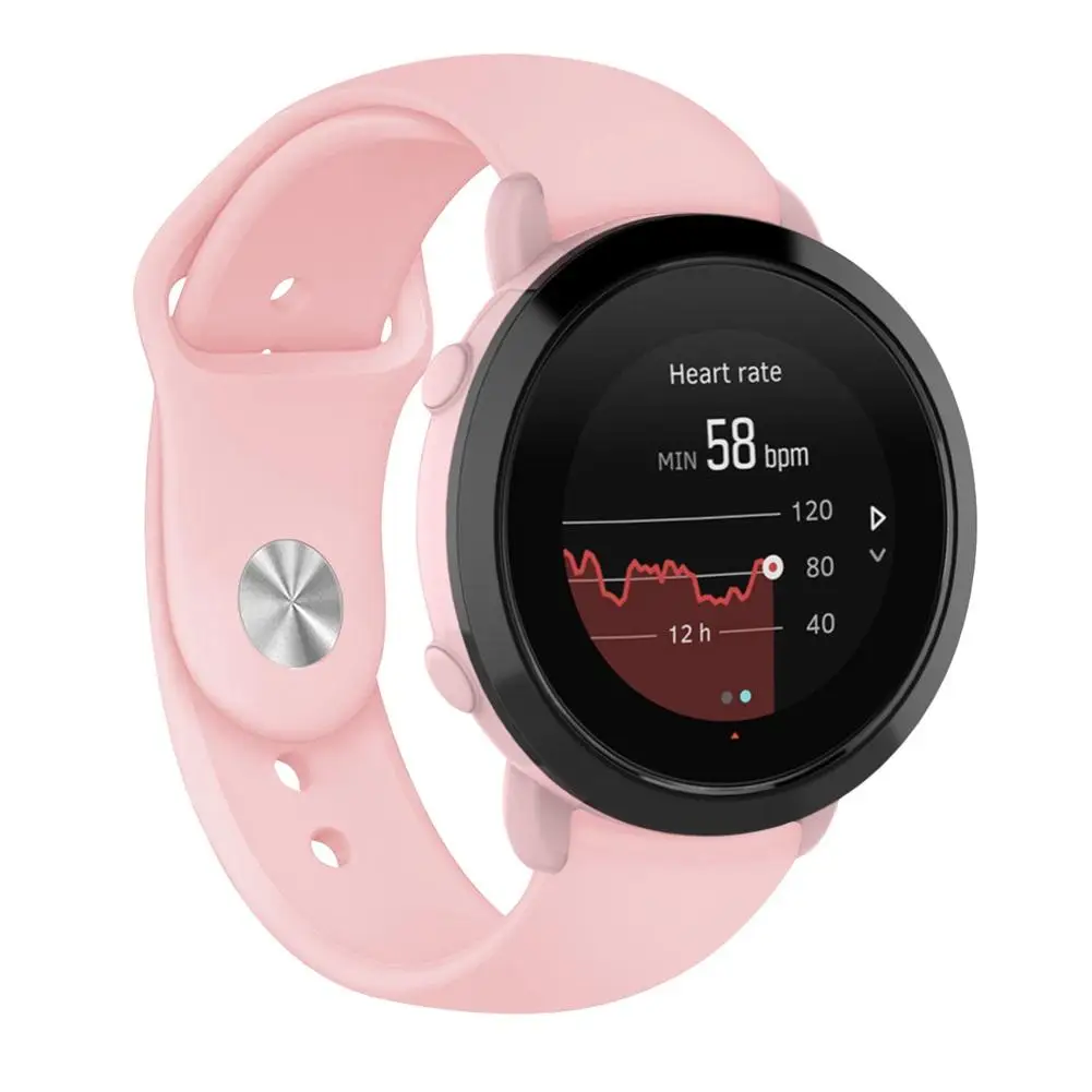 Силиконовый сменный Браслет для наручных часов Ремешок для SUUNTO 3 Фитнес Смарт-часы спортивный браслет ремень