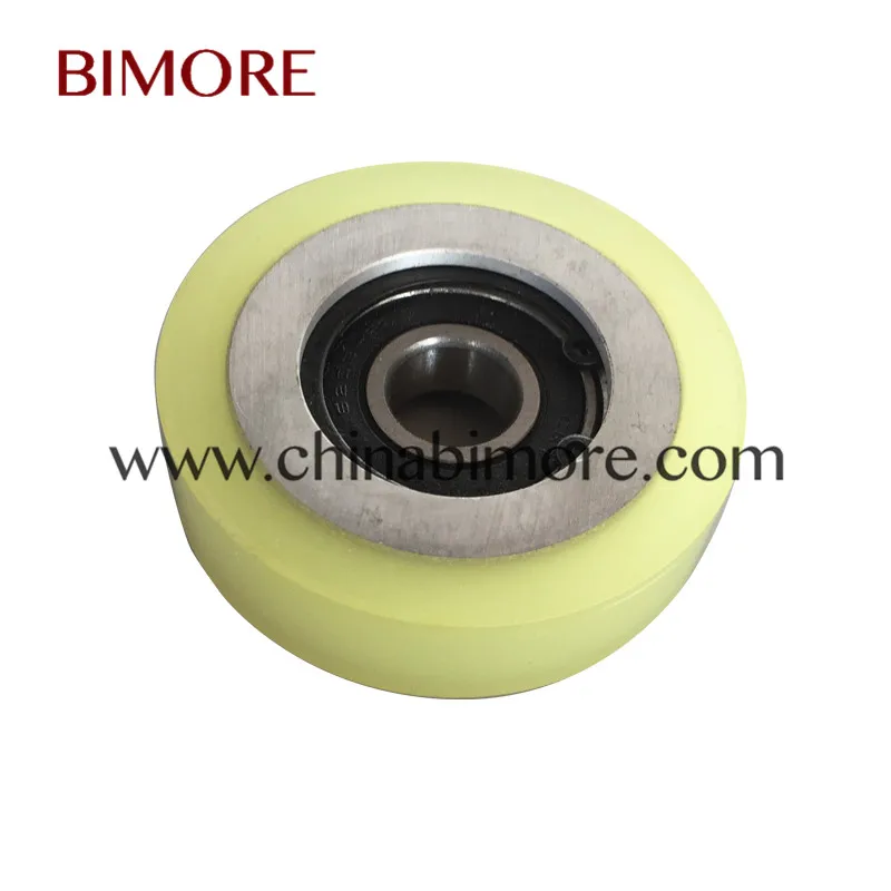 Escalator Step Roller Aluminium S650C003 OD76mm Thickness22mm Bearing6203-2RS use for Hyundai USD6 200g 10 (2)