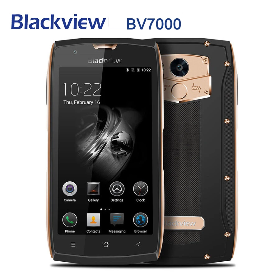 

Blackview BV7000 Android 7.0 4G LTE Cellphone 5.0 Inch MT6737T Quad Core Mobile Phone 2GB+16GB Fingerprint Original Smartphone
