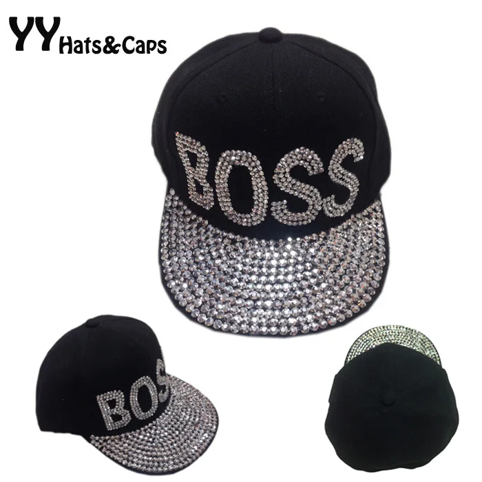 Хлопок черный бейсболки унисекс Бренд стразы snapback хип-хоп Алмаз плоским brim шляпы Босс любит кости SWAG шапка YY0328 Хлопок черный бейсболки унисекс Бренд стразы snapback хип-хоп Алмаз плоским brim шляпы Босс любит кости SWAG шапка YY0328