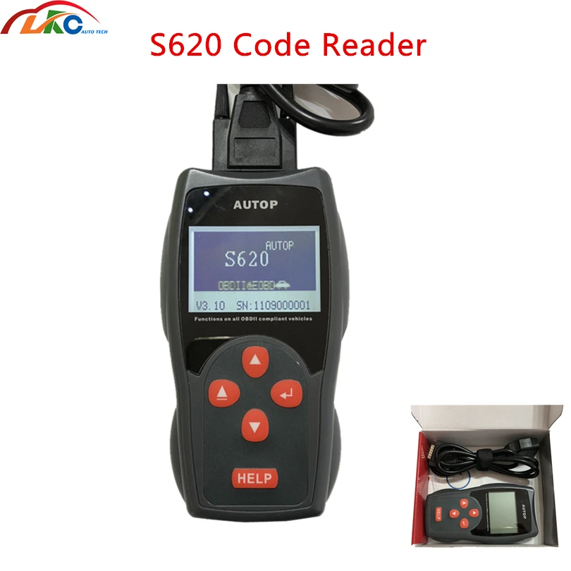 Бесплатная доставка DHL S620 OBDII EOBD сканер кодов OBD2 автоматический диагностический