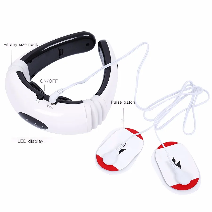 Instrumento de Tratamento da Vértebra Elétrico para trás e Vender! Cervical Pulso Pescoço Travesseiro Massageador Acupuntura Terapia Magnética Hot 8 travesseiro massageador acupuntura terapia magnética