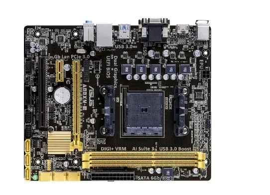 

A88XM-E FM2 + A88X motherboard all solid state integration used 90%new