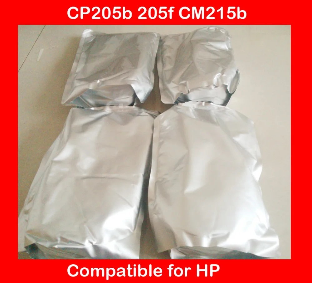 High quality color toner powder compatible HP CP205b 205f CM215b refill toner,color powder free shipping