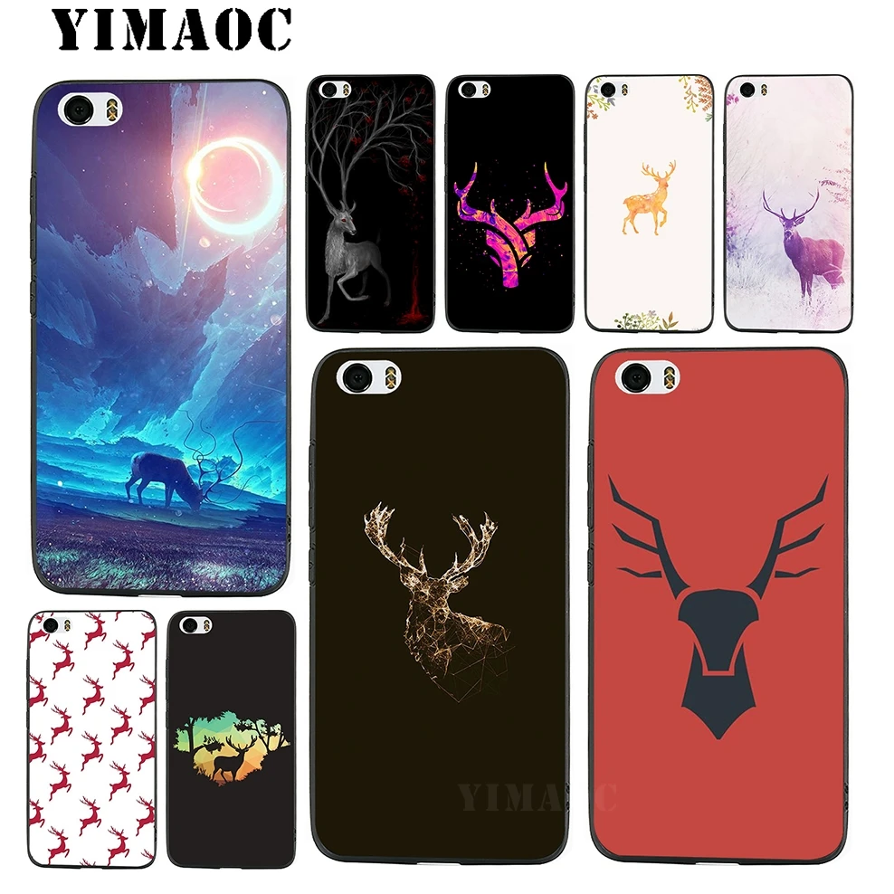 YIMAOC Deer Rainbow Colorful Soft Silicone Case for Xiaomi Redmi 6 Note 4X 4A 5A 5 Plus MiA1 A2 Pro Lite Mi 8 A1 |