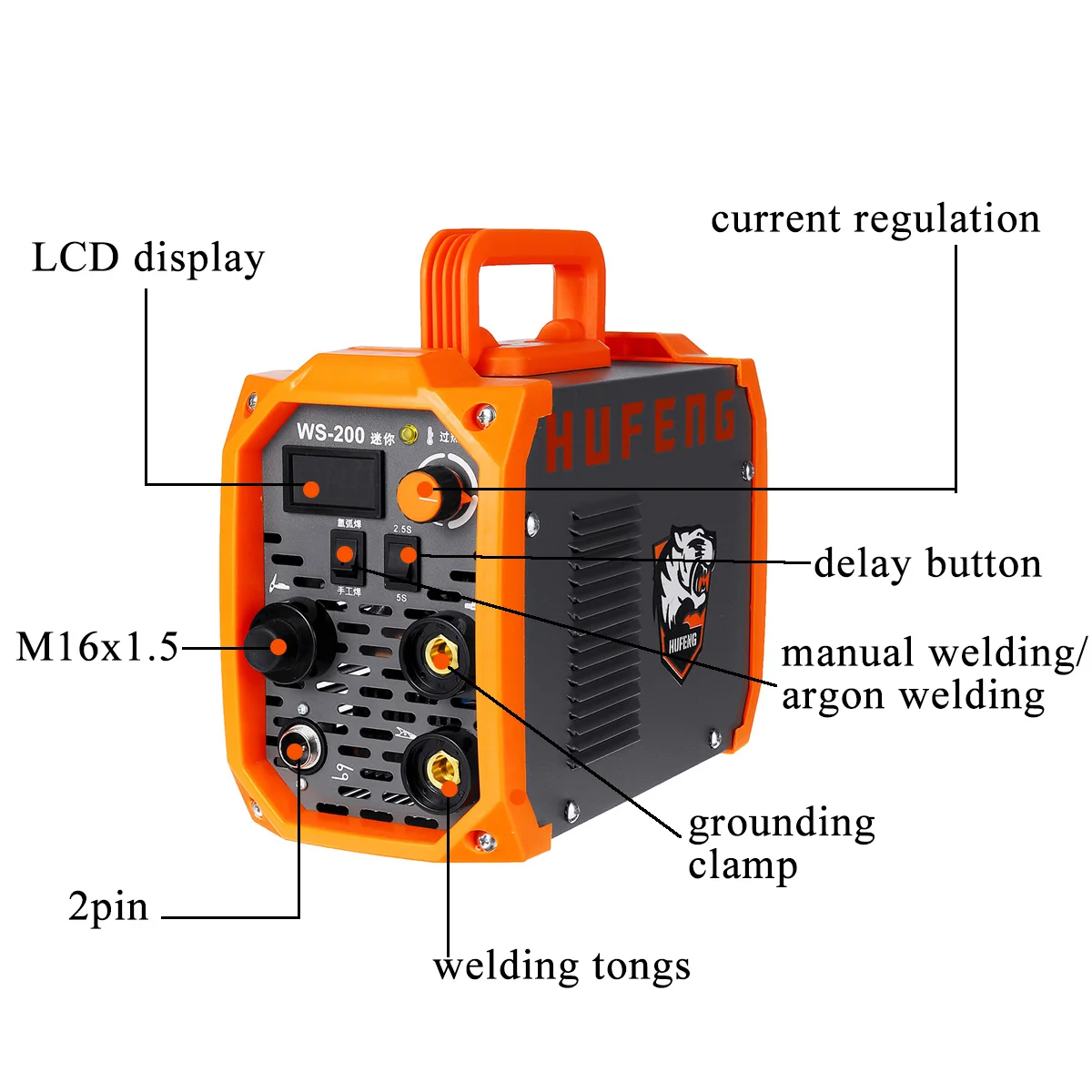 220V 200A мини аппарат для дуговой сварки IGBT инвертор сварочный MMA Agron зажим