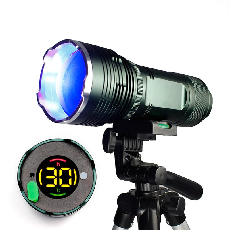 

DHL/Fedex 10PCS F25 Blue White Yellow Purple Four Light Source Fishing Lamp 12 Files Rechargeable Night Fishing Lamp
