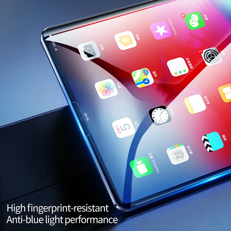 Baseus Screen protector Tempered Glass For iPad Pro 11 12.9 inch Protective Film For Apple iPad 2018 New Tablet Toughened Glass