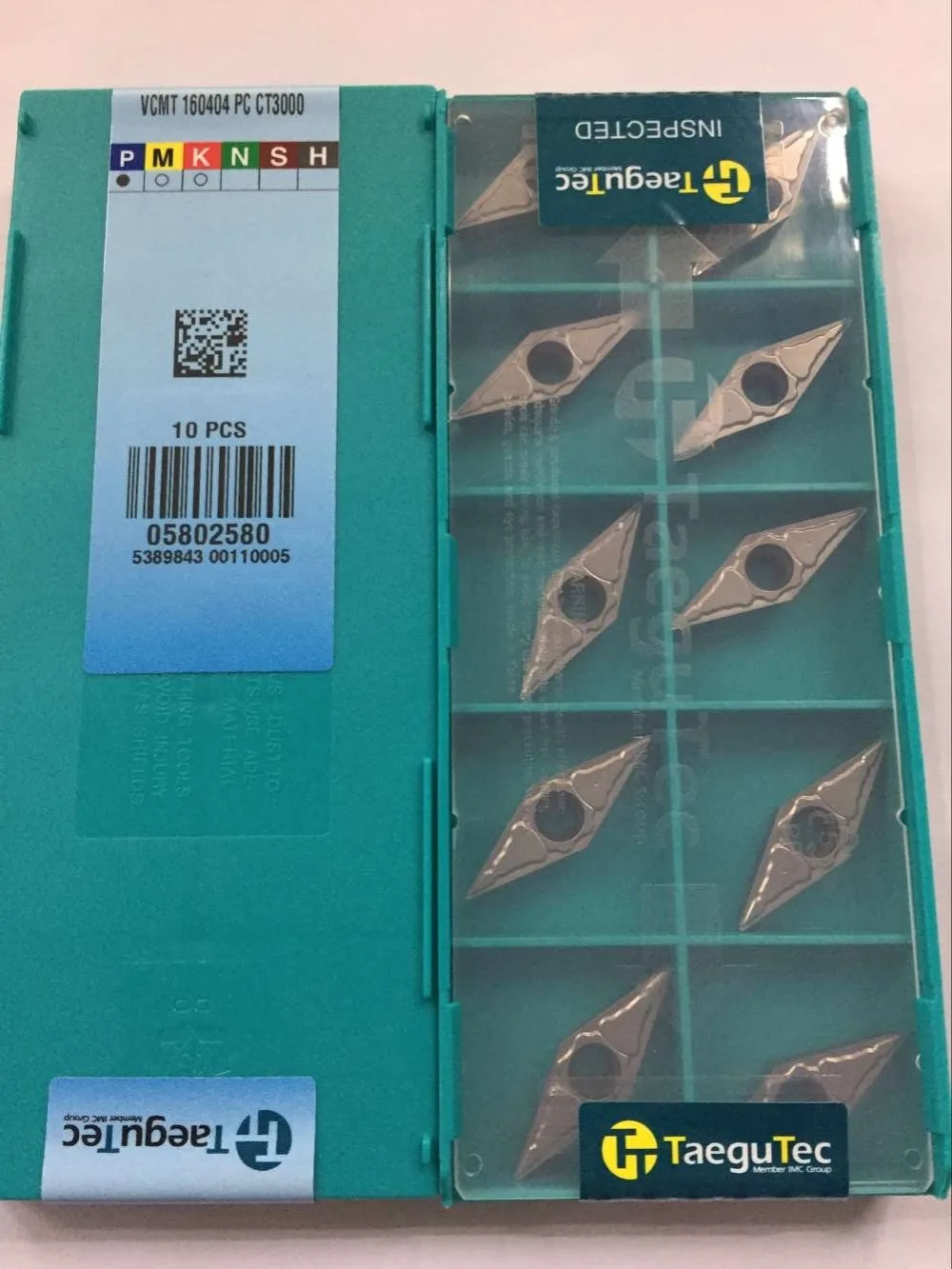 VCMT160404PC CT3000 tungsten carbide inserts turning tools Taegutec