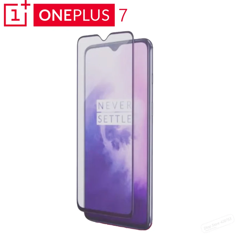 Оригинальное закаленное 3d стекло Oneplus 7 защита для экрана с полным покрытием
