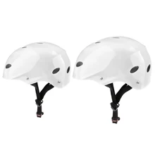 2 sztuk kask sportowy wody kajak łódź kajak Wakeboard Kitesurf Jet Ski Hard Cap regulowany kask sportowy wody dla dorosłych i dzieci