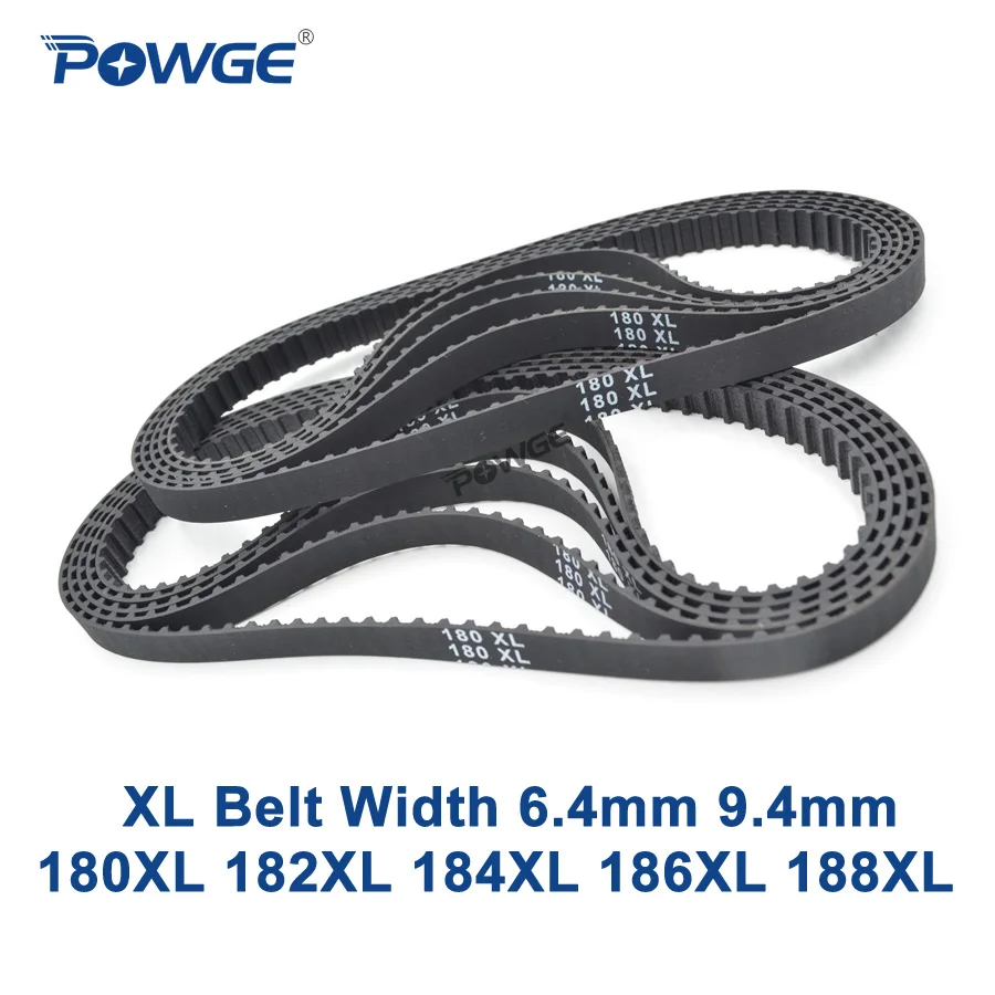 Buy POWGE XL Timing belt 180/182/184/186/188 Width 025