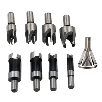 

Deburring External Chamfer Tool Remove Burr Tool,8Pcs Wood Plug Cutter Cutting Tool 5/8 Inch 1/2 Inch 3/8 Inch 1/4 Inch Bit Kn