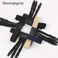 Mantieqingway 1 пара мужские подтяжки рубашки держатели для мужчин tirantes Hombre Ajustables Jartiyer эластичный подвязка пояс для рубашки