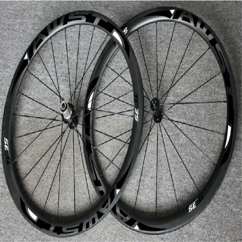 

2019 style AWST bicycle carbon wheels original carbon wheelset 700C 38mm clincher 23mm wide basalt surface made in taiwan