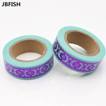 

JBFISH Forest Flowers washi tape DIY decoration scrapbooking planner masking tape adhesive tape label sticker stationery 2007