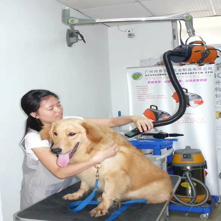 

Pet dryer with low noise and easy to operate large volume pet shop dedicated arm hanging type water hair dryer