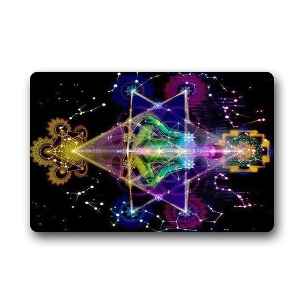 

Memory Home Door Mats Sacred Geometry Symbol Merkaba Star Doormat Indoor Machine Washable Home Floor Mats Rugs Carpet