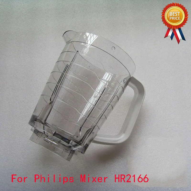 para Philps Misturador Copo de Plástico Copo de Mistura Liquidificador Acessórios Novo Hr2166 Hr2165 Hr2163 Hr2162 2 Eletrodomésticos