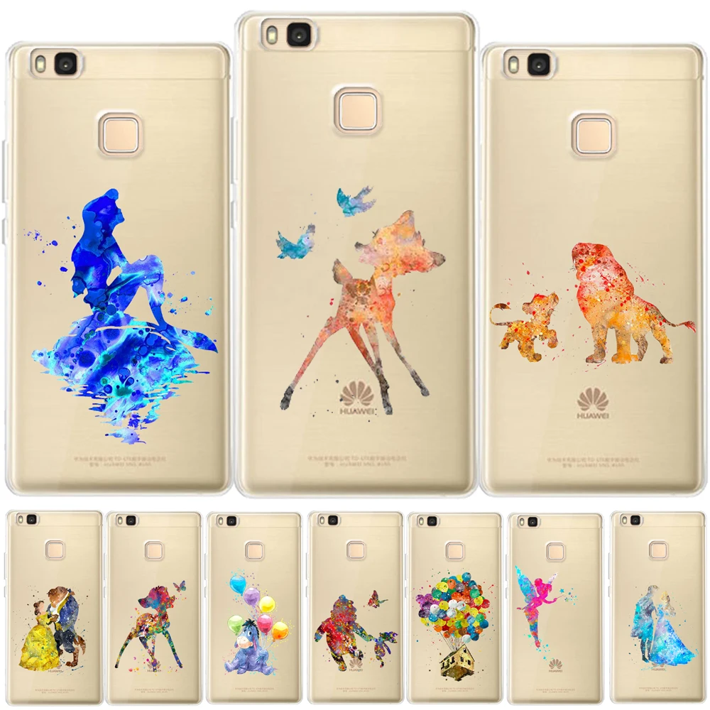 

Watercolor TPU Cover For Huawei P8 P9 P10 P20 Lite Plus Mate 10 Pro P Smart Honor 9 10 Lite 7X 7A Y3 Y7 2017 Y6 Y9 2018 Case