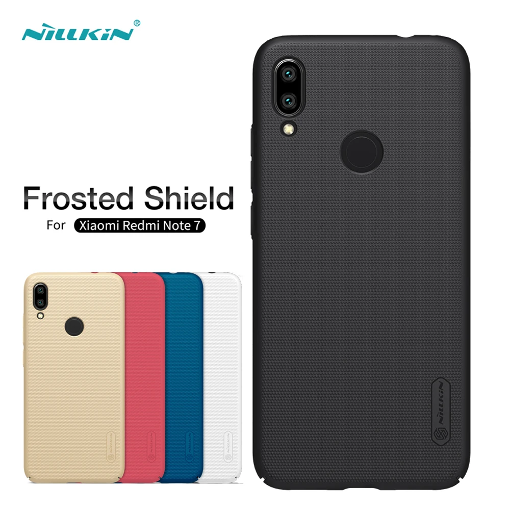

For Xiaomi Redmi Note 7 Case Redmi Note 7S Cover Nillkin Frosted Shield Hard Back Matte Case For Xiaomi Redmi Note 7 Pro