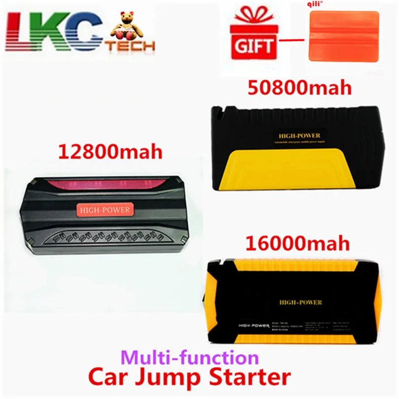 2019 Car Jump Starter Best Emergency Battery Charger Multi-Function Mini Portable Booster Power Bank Starting Device
