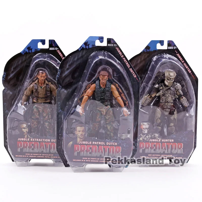 

NECA The Predator Jungle Encounter / Patrol Dutch Jungle Hunter PVC Action Figure Collectible Model Toy