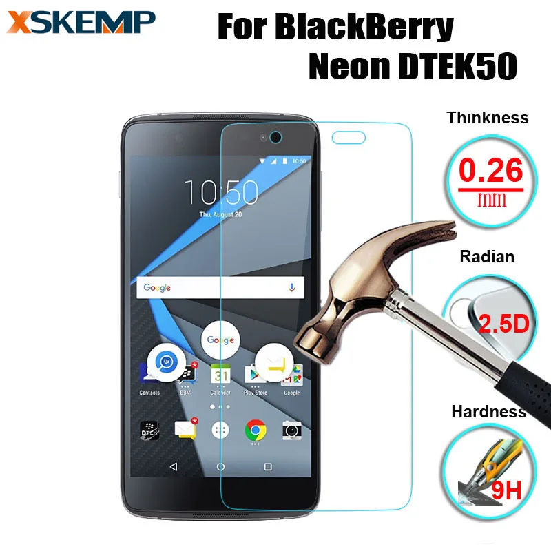 Протектор экрана для BlackBerry Neon DTEK50 0 26 мм 2.5D Настоящее Премиум Закаленное стекло