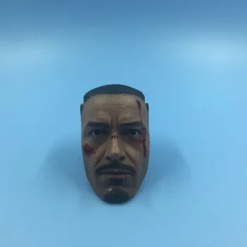 

1/6 IRON MAN 3 Silver Centurion Mark 33 Tony Stark HEAD SCULPT For ACTION FIGURE