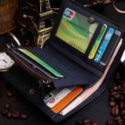 

2016 New Arrival Fashion Brand Luxury Mens Wallets Desinger Nubuck Leather Men Purse Short Style with Coins Bag Men Wallet