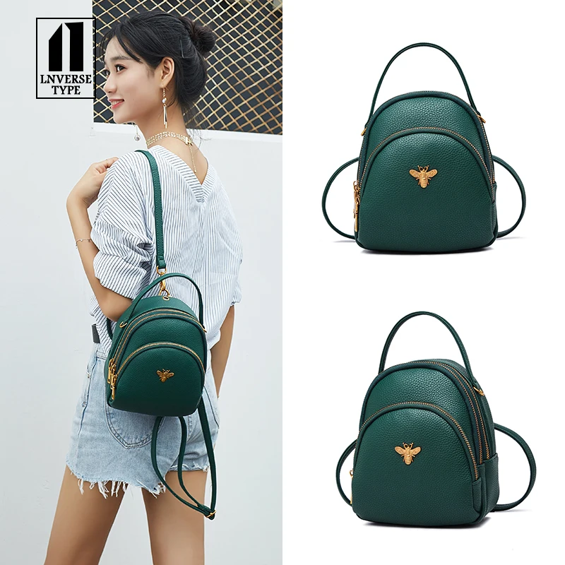 Mini mochilas pequeñas para chicas adolescentes Mochila De mujer bolsos de hombro de las señoras lindo cuero PU pequeña mochila de las mujeres bolsa de la Escuela la abeja|Mochilas| - AliExpress