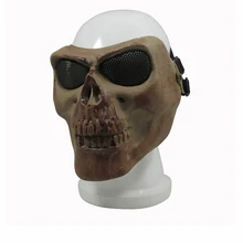 

Tactical Mask Zombie Half Face Resin Mask Halloween Masquerade Party Cosplay CS Protective Mask Hunting Paintball Accessories