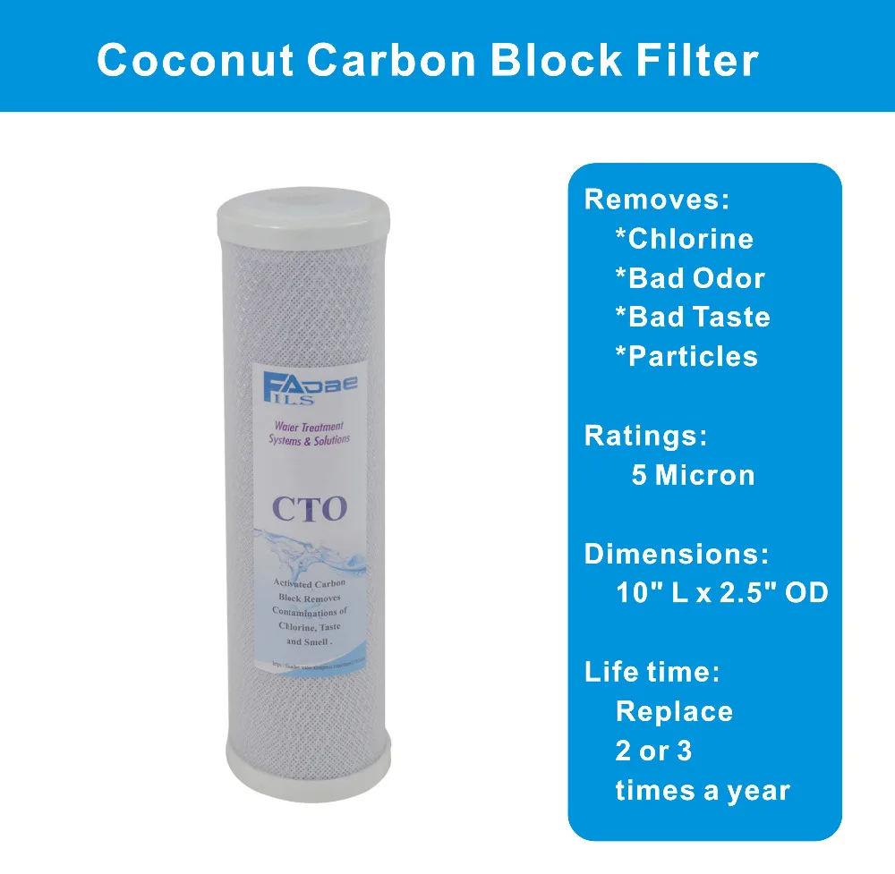 Универсальный 5 ступенчатый Комплект фильтров для замены системы обратного