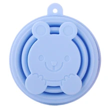 Портативный сплошной цвет выдвижной воды силиконовые чашки складной полоскание чашки для наружного путешествия посуда для напитков инструменты