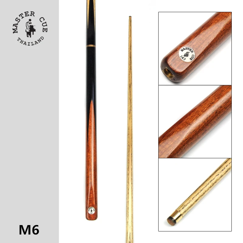 Import Master Snooker Cue, Model M6, Cue Length 145cm, Cue Tip 9.5mm