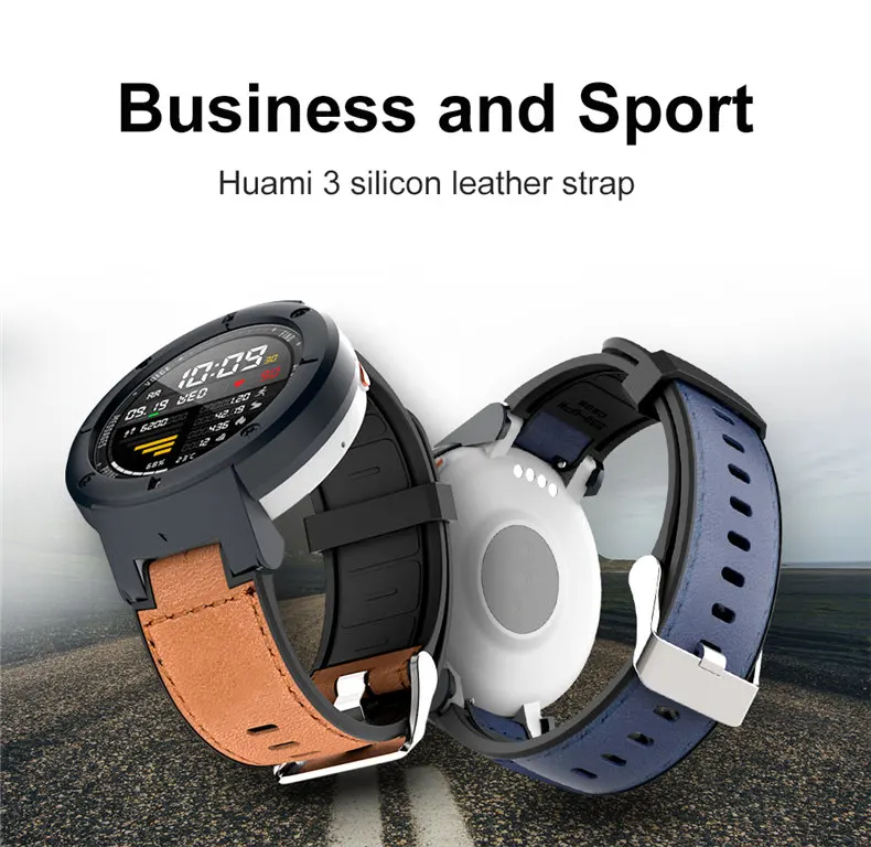 Ремешок для часов Amazfit Verge Xiaomi Huami 3 lite кожаный дышащий силиконовый ремешок SIKAI сменный Браслет