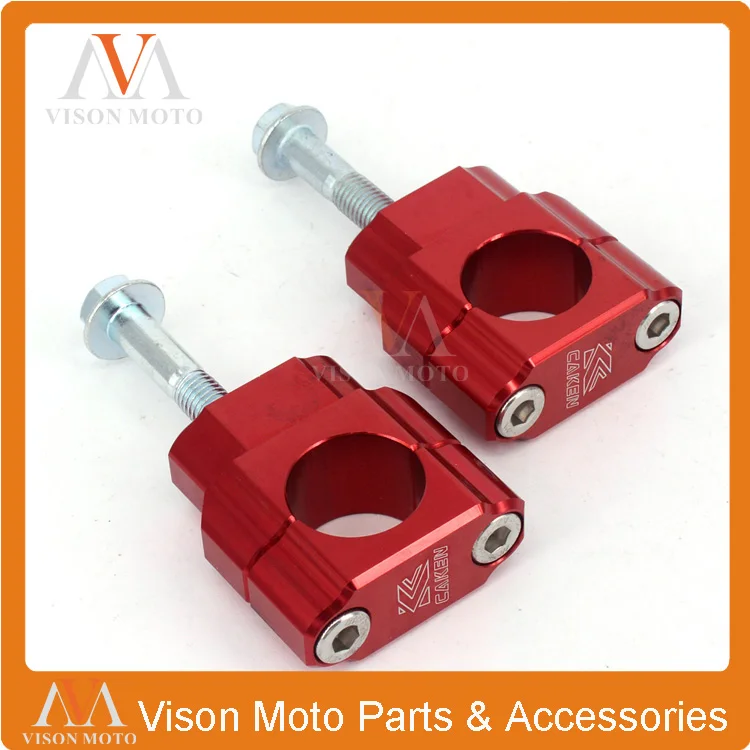 28MM Billet MX HandleBar Fat Bar Risers Mount Clamp For Honda CR125