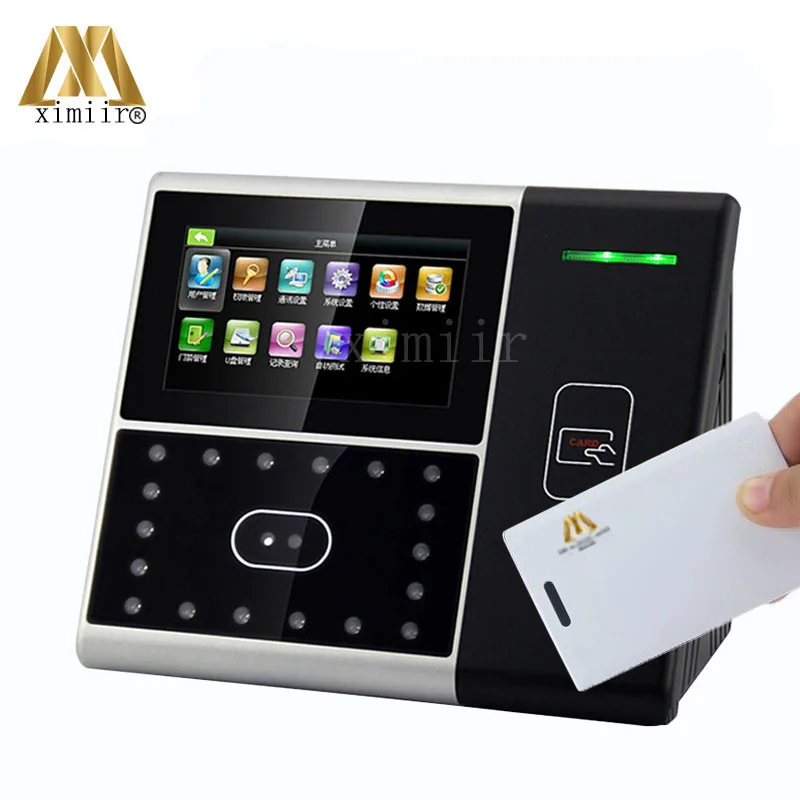 

Biometric linux system face recognition time clock with IC card time attendance facial access control Iface301 time recorder