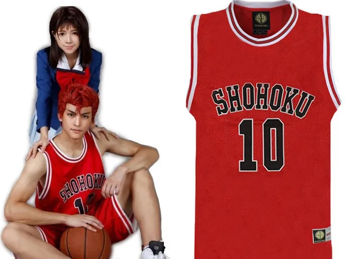 Костюм для косплея Slam Dunk Hanamichi Sakuragi Takenori Akagi Hisashi Mitsui Ryota Miyagi Kaede Rukawa Shohoku |