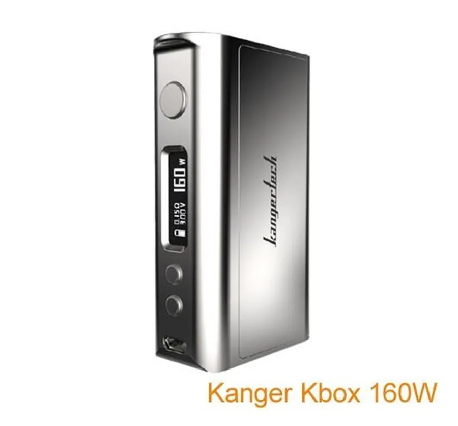 

100% Original Kanger Vape Mod Genuine Kanger Kbox 160w TC Box Mod Kangertech Kbox 160w E Cigarette Mods fit 510 thread Cell