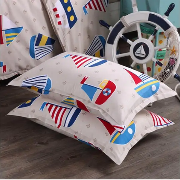 2017 Single pillow case set students cartoon 48 * 74 cm pillow core set